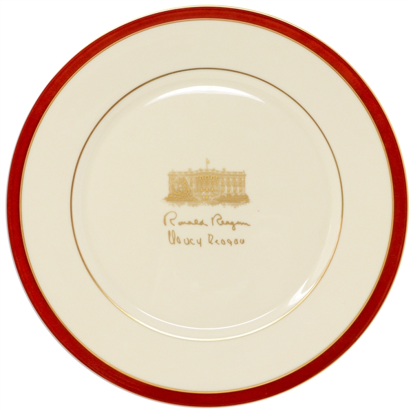 Ronald Reagan Lenox China Plate Commemorating His 1981 Inauguration